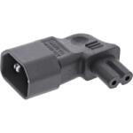 InLine Adaptor de alimentare IEC 60320 C14 la C7 unghi 90 grade stanga/dreapta, InLine 16723D (IL16723D)
