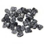  Obsidian Fulg de Zapada Rulat Natural- 12-22x12-16 mm ( S ) - 1 Buc