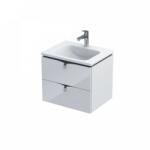 Oristo Set mobilier suspendat Oristo Siena alb cu lavoar Amelia 60cm (ORS45-SD2S-60-1/UME-AM-60-92) (ORS45-SD2S-60-1/UME-AM-60-92)