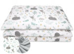  Baby Shop ágynemű huzat 100*135 cm - menta erdei barátok