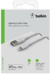 Belkin Cablu Date Lightning Lade/Sync Cable 1m, PVC, white, mfi certified (CAA001bt1MWH)