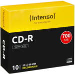 Intenso Mediu de Stocare 1x10 CD-R 80 / 700MB 52x Speed, Slimcase (1001622)