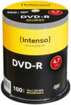 Intenso Mediu de Stocare 1x100 DVD-R 4, 7GB 16x Speed, Cakebox (4101156)