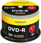 Intenso Mediu de Stocare 1x50 DVD-R 4, 7GB 16x Speed, Cakebox (4101155)
