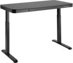tectake 404316 állítható magasságú íróasztal zola 120, 4x60, 4x72-122cm - fekete