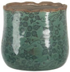 Clayre & Eef Ghiveci de flori din ceramica verde 18x16 cm (6CE1252M)