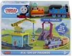 Mattel Set de joaca Thomas, Locomotiva cu circuit si macara
