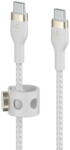 Belkin Cablu Date Flex USB-C/USB-C till 60W 3m, white CAB011bt3MWH (CAB011BT3MWH)