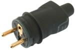 Legrand 50445 - Gumi dugvilla 2P+T 16A/250V IP44 fekete 50445 (SM50445)