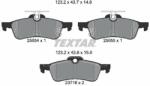 TEXTAR set placute frana, frana disc TEXTAR Q+ 2505401 (2505401)