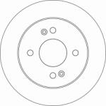TRW Disc frana TRW DF6949 (DF6949) - automobilus