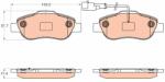 TRW set placute frana, frana disc TRW GDB2039 - automobilus