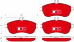 TRW set placute frana, frana disc TRW DTEC COTEC GDB1736DTE (GDB1736DTE)