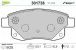 VALEO set placute frana, frana disc VALEO ESSENTIAL 301738 (301738)