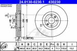 ATE Disc frana ATE 24.0130-0230.1 (24.0130-0230.1) - automobilus
