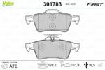 VALEO set placute frana, frana disc VALEO ESSENTIAL 301783 (301783)