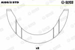 GLYCO Saiba distantier, arbore cotit GLYCO A195/2 STD (A195/2 STD) - automobilus