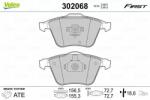 VALEO set placute frana, frana disc VALEO ESSENTIAL 302068 (302068)