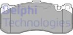 DELPHI set placute frana, frana disc DELPHI LP2131 (LP2131)