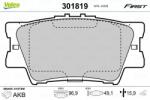 VALEO set placute frana, frana disc VALEO 301819 - automobilus