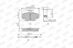 JURID set placute frana, frana disc JURID 571526J (571526J)