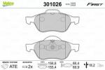VALEO set placute frana, frana disc VALEO ESSENTIAL 301026 (301026)