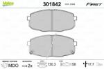 VALEO set placute frana, frana disc VALEO ESSENTIAL 301842 (301842)