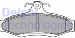 DELPHI set placute frana, frana disc DELPHI LP1424 (LP1424)