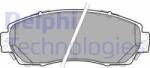 DELPHI set placute frana, frana disc DELPHI LP2710 (LP2710)