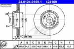 ATE Disc frana ATE 24.0124-0169.1 (24.0124-0169.1)