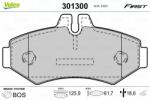 VALEO set placute frana, frana disc VALEO ESSENTIAL 301300 (301300)