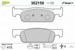 VALEO set placute frana, frana disc VALEO ESSENTIAL 302150 (302150)