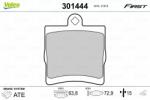 VALEO set placute frana, frana disc VALEO ESSENTIAL 301444 (301444)