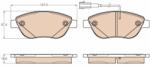 TRW set placute frana, frana disc TRW GDB2001 (GDB2001) - automobilus