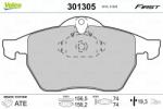 VALEO set placute frana, frana disc VALEO ESSENTIAL 301305 (301305)