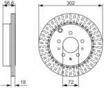 Bosch Disc frana BOSCH 0 986 479 757 (0 986 479 757)