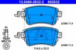 ATE set placute frana, frana disc ATE 13.0460-2632.2 (13.0460-2632.2)