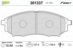 VALEO set placute frana, frana disc VALEO ESSENTIAL 301337 (301337)