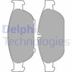 DELPHI set placute frana, frana disc DELPHI LP2301 (LP2301)