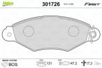 VALEO set placute frana, frana disc VALEO ESSENTIAL 301726 (301726)