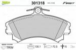 VALEO set placute frana, frana disc VALEO ESSENTIAL 301318 (301318)