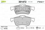 VALEO set placute frana, frana disc VALEO ESSENTIAL 301472 (301472)