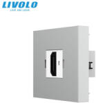 LIVOLO Modul priza media simpla HDMI Livolo 2 module (VL-FCHD-2IP)