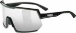 uvex Sportstyle 235 Black/Silver Mirrored Kerékpáros szemüveg