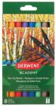 Derwent Carioci DERWENT Academy, cu 2 capete, varf tip pensula si ascutit, 8 buc/set, diverse culori (DW-98206)