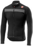 Castelli - bluza ciclism maneca lunga Puro 3 Jersey FZ - negru gri (CAS-4518511-085)