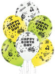 Belbal Set 6 baloane latex Happy Birthday consola jocuri 30 cm