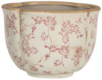 Clayre & Eef Ghiveci de flori din ceramica roz bej 21x15 cm (6CE1182M)