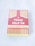MagazinulDeSah Carti de joc 100 % plastic Texas Holdem, Jumbo Index Poker Size - Rosu