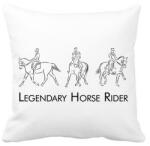 printfashion Legendary Horse Rider - Párnahuzat, Díszpárnahuzat - Fehér (6323390)